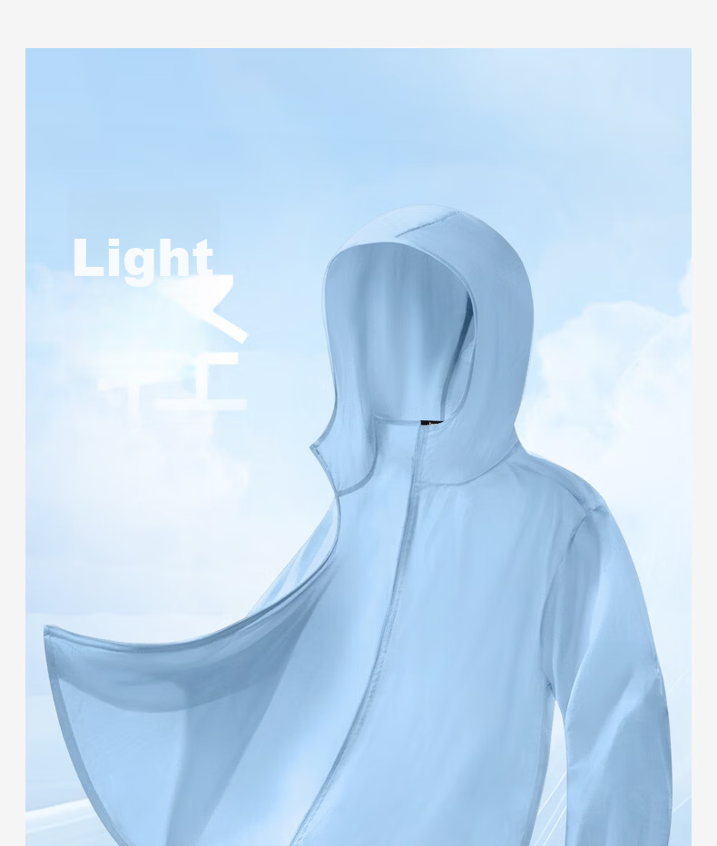 JEEP Men's Outdoor Cycling Sun Protection Jacket Summer Lightweight Cooling Quick-Dry UV Protection Coat Z White M 6