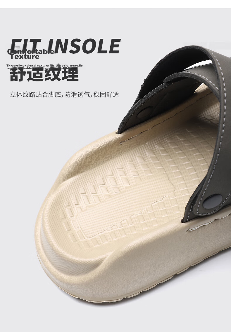 MEXICAN Spring Summer New Men's Leather Sandals Beach Shoes Dual-Wear Breathable Green 40 9