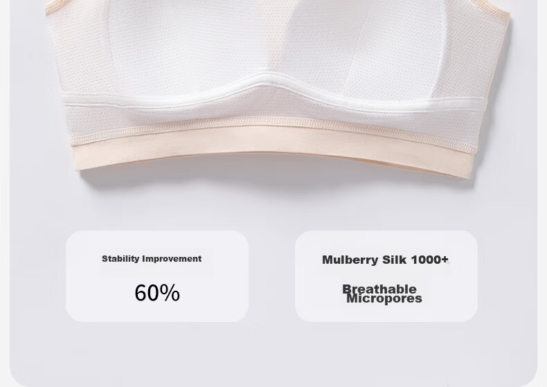 Miiow Teen Girls Seamless Sports Bra Shockproof Back Beauty Bra for Ages 12-18 23