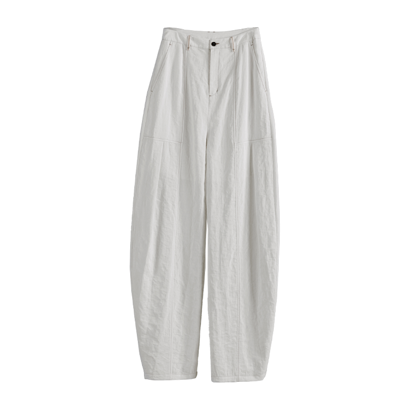 Rizhuo Original Design Cotton Linen Banana Pants 2026 Summer New Loose Casual Women's Trousers