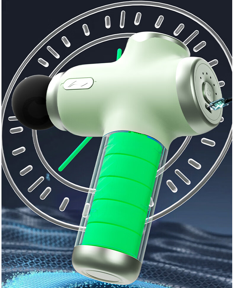 LI-NING Fascia Gun Massager for Shoulder, Neck, Waist, Back, Full Body Muscle Relaxation, Professional Sports Massage Hammer, Gift for Parents, Partner, Holiday and Birthday Gift, Neck Massager Gun 17