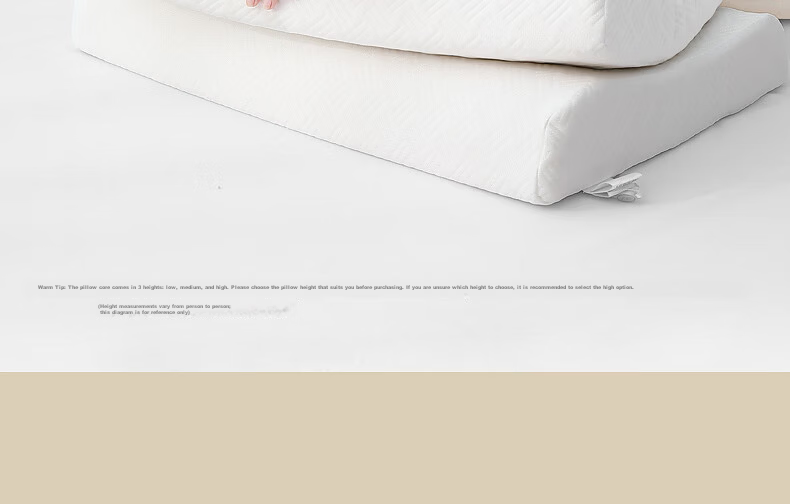 Mercury Home Textile Latex Pillow 93% Thai Imported Natural Latex Core Pillow for Adults and Students Dormitory Use 23