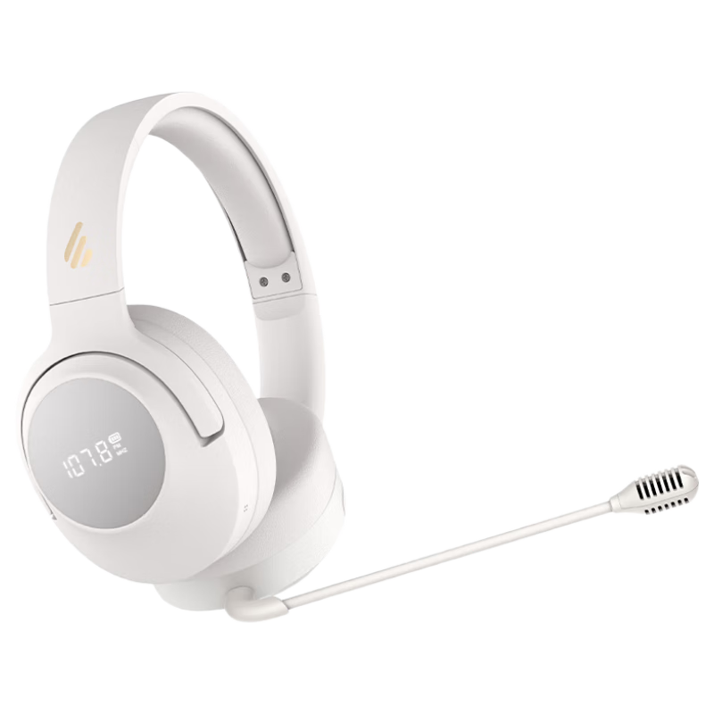 EDIFIER K710G Over-Ear Wired FM Headphones Learning Headphones CET-4 and CET-6 English Listening Exam Headphones Online Class Dedicated Detachable Microphone Beach White