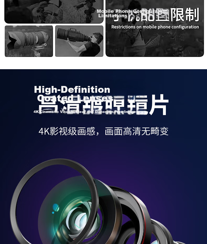 HUGE Monocular Telescope Birdwatching Ultra HD Professional Mak Zoom Large Aperture Outdoor Waterproof Stargazing Moon Observation 3