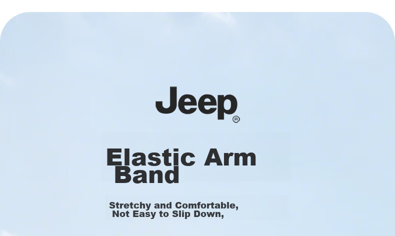 JEEP Women's UV Protection Cooling Arm Sleeves Summer Outdoor Cycling Sun Protection Ice Silk Arm Covers Dark Gray 7
