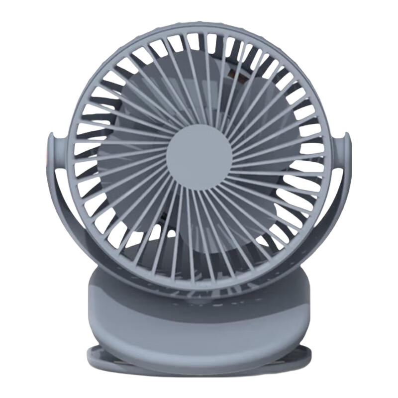 SOLOVE F3 Desktop Mini USB Clip-On Fan, Portable Handheld Car-Mounted Clip-On Fan for Student Dormitory, Office, Bedside, Stroller, Cloud Blue