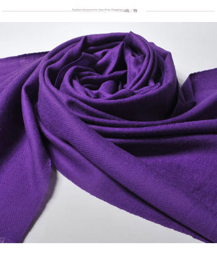 GLO-STORY Silk Wool Spring Summer Decorative Scarf Thin Mother's Day Gift Silk Scarf Women's Gift Box Success Design 8