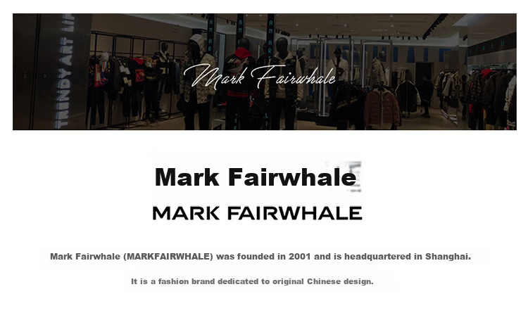 MARK FAIRWHALE Men's Stand Collar Sweatshirt Spring and Autumn High-End Trendy Jacket Long Sleeve T-Shirt Black M 1