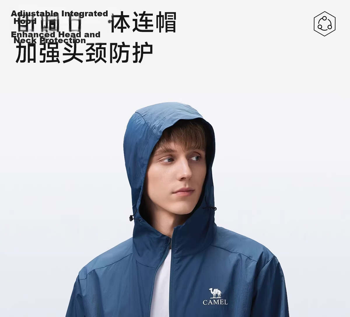 CAMEL Outdoor Original Yarn Sun Protection Jacket 2026 Spring Summer New Unisex UPF1000 Cooling Water-Repellent Sports Jacket O014 20