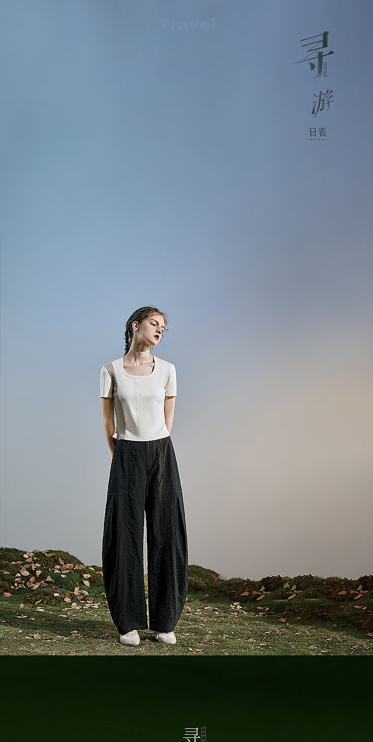Rizhuo Original Design Cotton Linen Banana Pants 2026 Summer New Loose Casual Women's Trousers 1