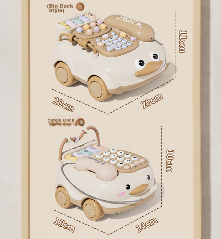 BEN NI Baby Toy Phone 1-3 Years Old Toddler Mobile Simulation Educational Toy for Boys and Girls Early Learning Infant 10