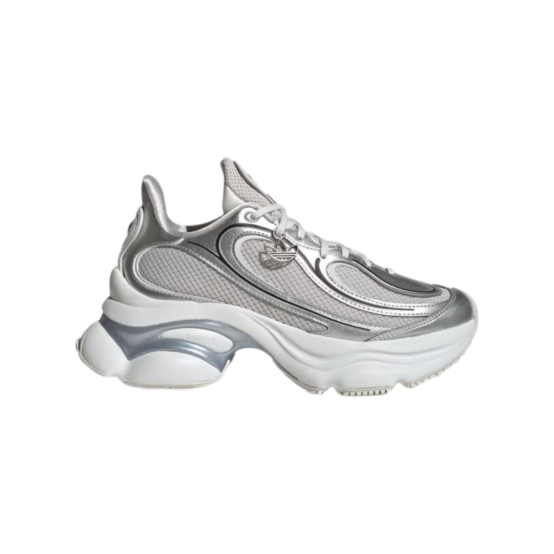 Adidas Trefoil Series, Women's OZVENUZ W Casual Shoes, KI0557, Metallic Silver, Size 36.5