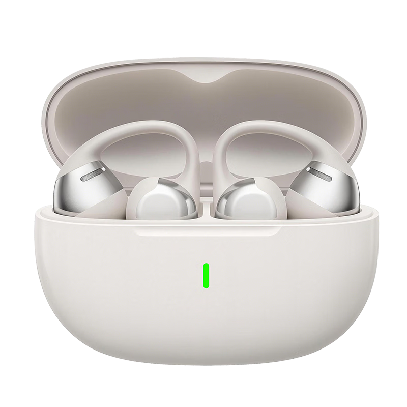 Zhunhang [2026 Latest Model | Berlin Sound] Bluetooth Clip-On Bone Conduction Open-Ear Wireless Earphones Sports Running Gaming Noise-Cancelling Ultra-Long Battery Life