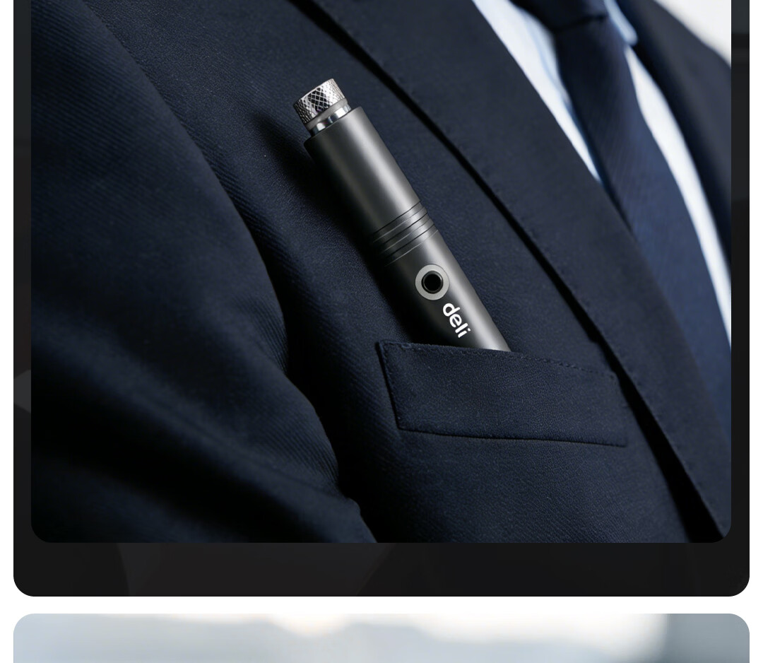 Deli High-Power Laser Pointer Red Light Infrared Laser Pen Outdoor Star Pointing Pen Real Estate Model Teaching Pointer Construction Site JD Self-Operated 15
