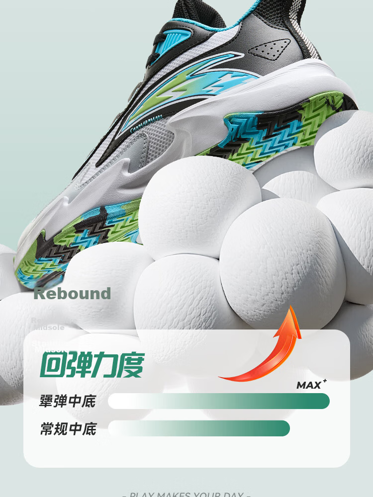 Anta Kids Boys Sports Shoes 2026 Summer Breathable Mesh Trial Basketball Shoes A12621111 30