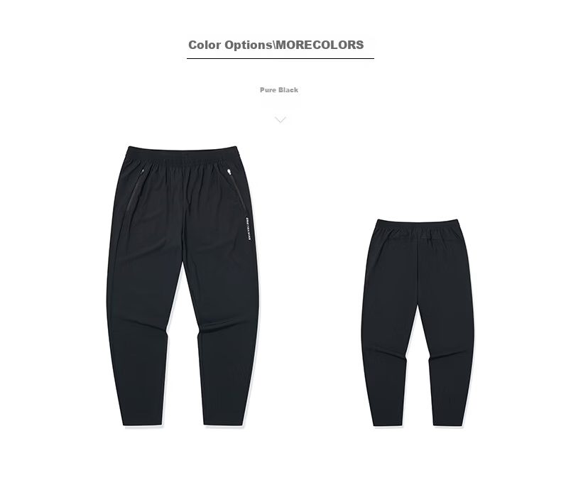 ERKE Knitted Capri Pants, Summer Ice-Cool Sun Protection Trousers, Straight-Leg Outdoor Casual Pants for Men, UPF50+ Versatile Sports Long Pants 23