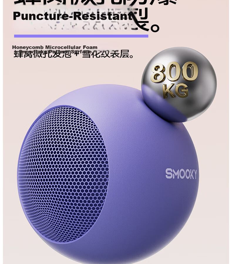 SMOOKY Pilates Small Ball Yoga Ball Slimming Belly Postpartum Pelvic Floor Muscle Training Fitness Explosion-Proof Thickened Leg Trainer 7