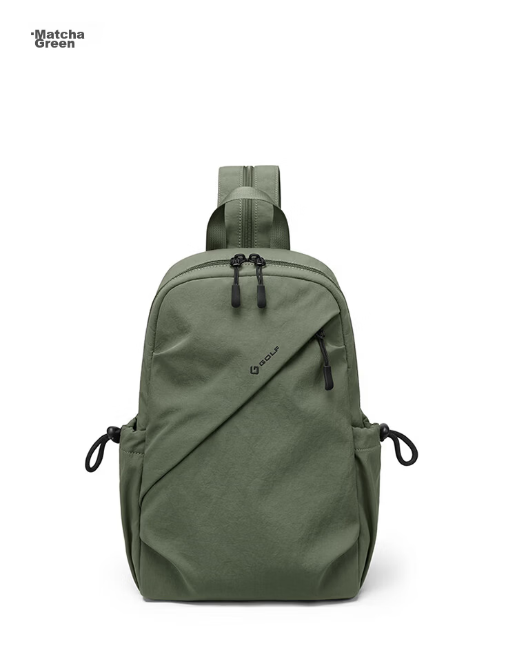 GOLF Lightweight Crossbody Bag Unisex Casual Sports Chest Bag Outdoor Cycling iPad Shoulder Bag Multifunctional Small Backpack 26