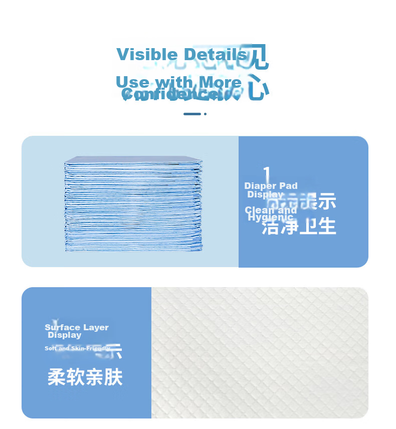 Love Shore Adult Care Pads Disposable Incontinence Pads for Elderly Large Size 60pcs 60x90cm 20