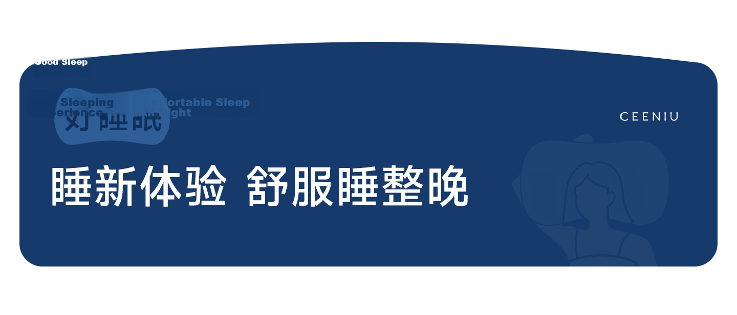CEENIU Hot Selling No.1 Side Sleeping Pillow Neck Support Sleep Aid Core High Pillow Memory Foam for Men and Women Adults 26