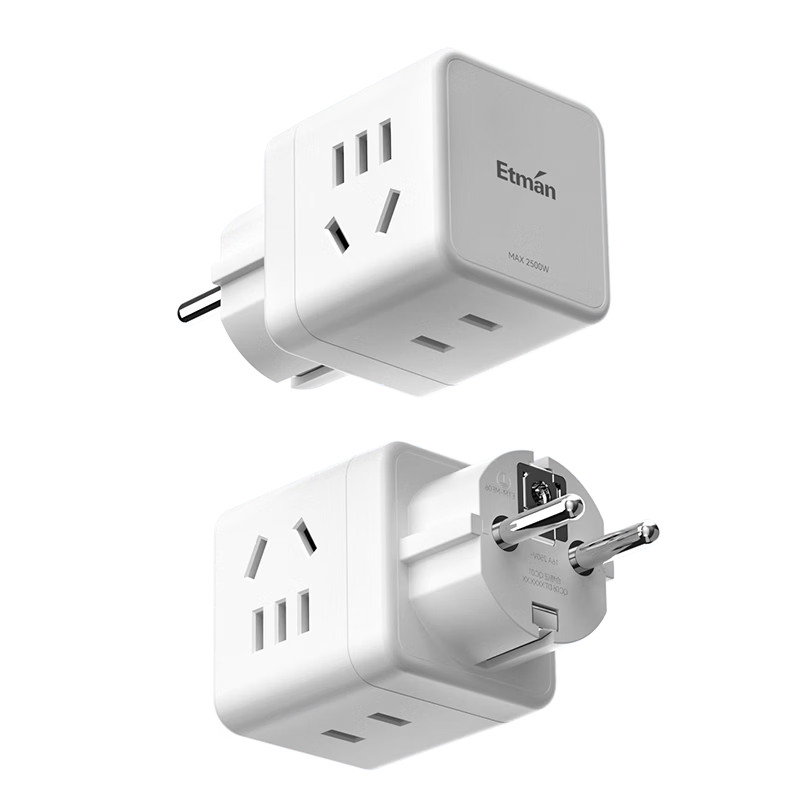 Intman Multi-Hole European Standard Travel Adapter Korean Converter European EU German French Universal Charger Plug Socket Indonesia Thailand Adapter