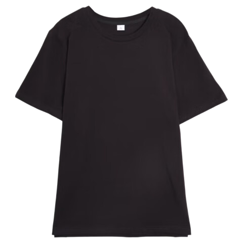 NOMe Women's Short-Sleeve T-Shirt, 2026 New Style, Mid-Length Loose Fit, Hip-Hiding, Versatile Base Layer Top, White, Size L