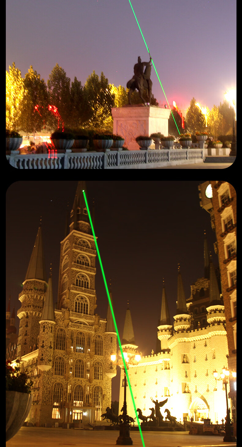 Whistler H1 Laser Pointer Long-Range High-Power Green Laser Light LED Screen Conference Laser Pen Long Battery Life Strong Light Star Pointer Construction Laser Flashlight JD Self-Operated Black 8