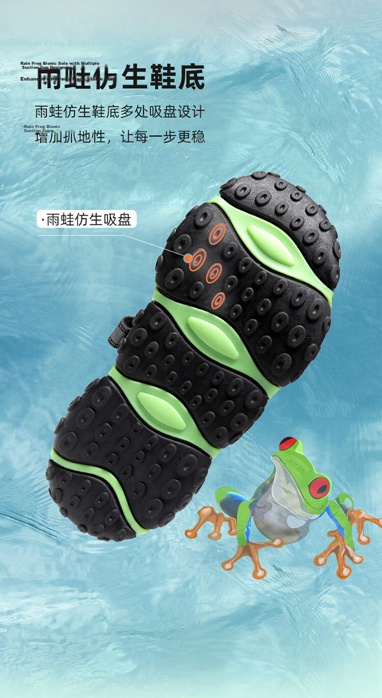 TOREAD Special Fund Children's Sandals for Boys And Girls, Big Kids' Shoes Summer Style Non-Slip Closed-Toe Beach Shoes Navy Blue White Size 33 5