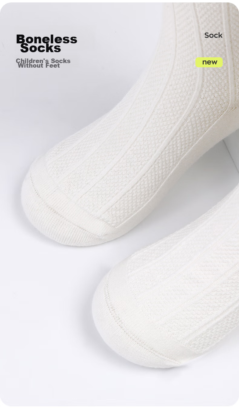 Barbie Children's Mid-Calf Socks, Girls' Spring And Autumn Long Socks, Baby Over-Knee High Socks, Girls' White Cotton Socks, Long-Legged Socks 7