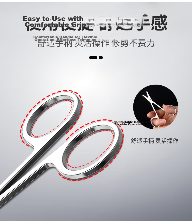 JIANGONG Ear Cleaning Spoon Set - Ear Pick Tool Kit, Stainless Steel Portable 6-Piece Earwax Removal Kit 8