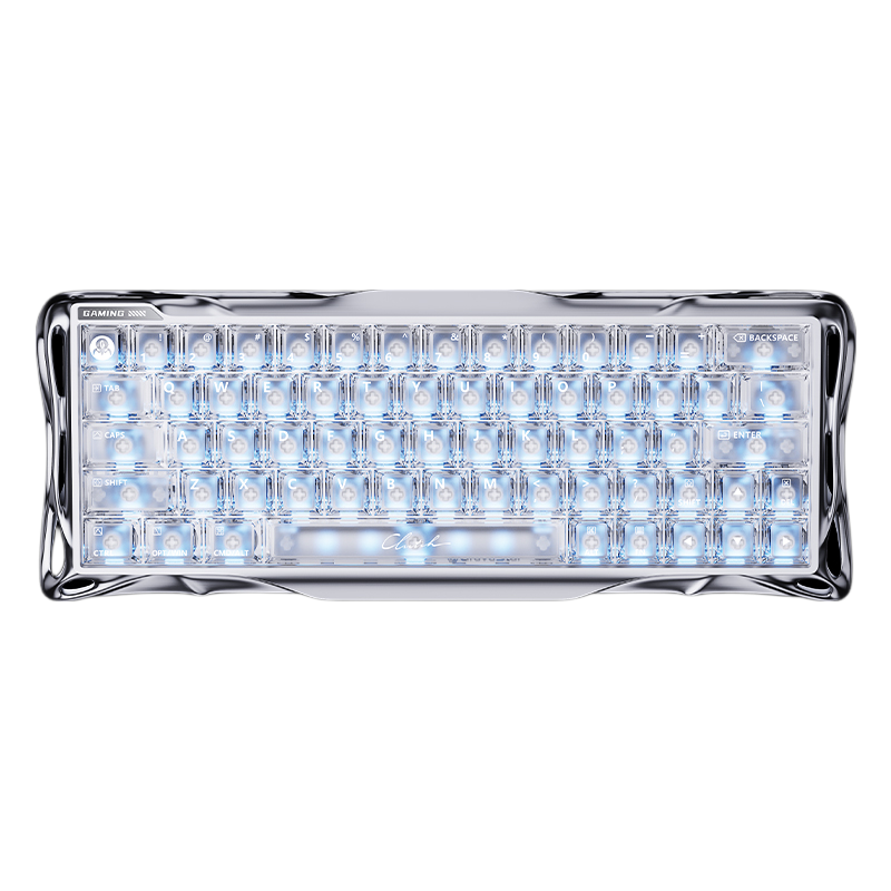 GravaStar V60PRO Magnetic Axis Keyboard UFO Axis Valorant Gaming Magnetic Axis Wired Keyboard Single Mode RGB Lighting 8K Polling Rate Customizable Keyboard Gintama Edition