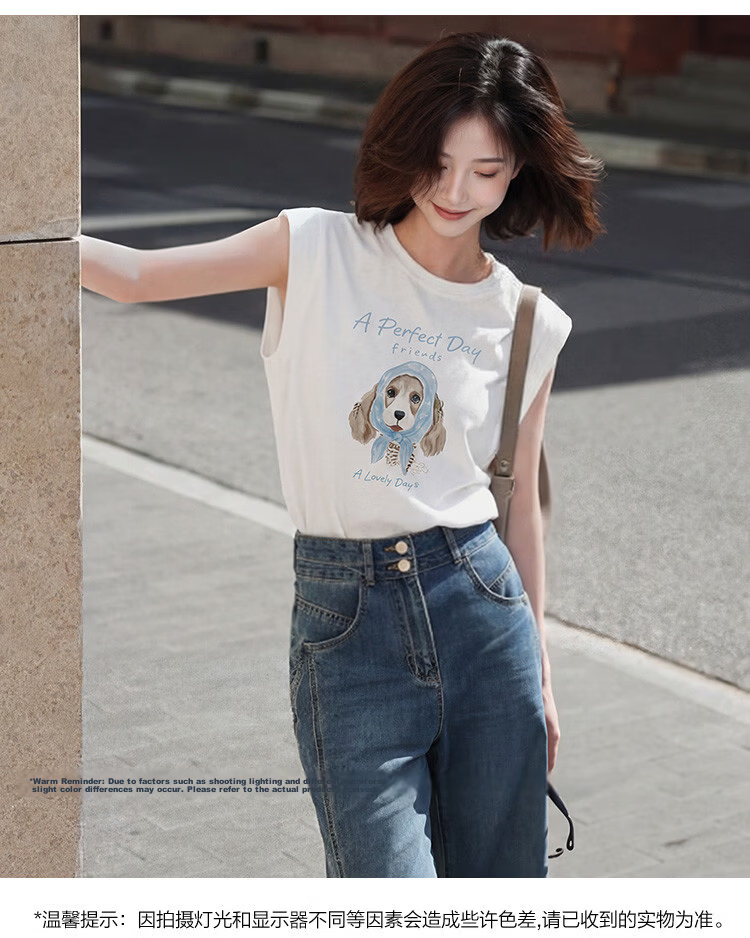 TonLion 2026 Summer New Women's Vest Round Neck Youthful Cute Petite Early Spring Fashion Korean Style 3
