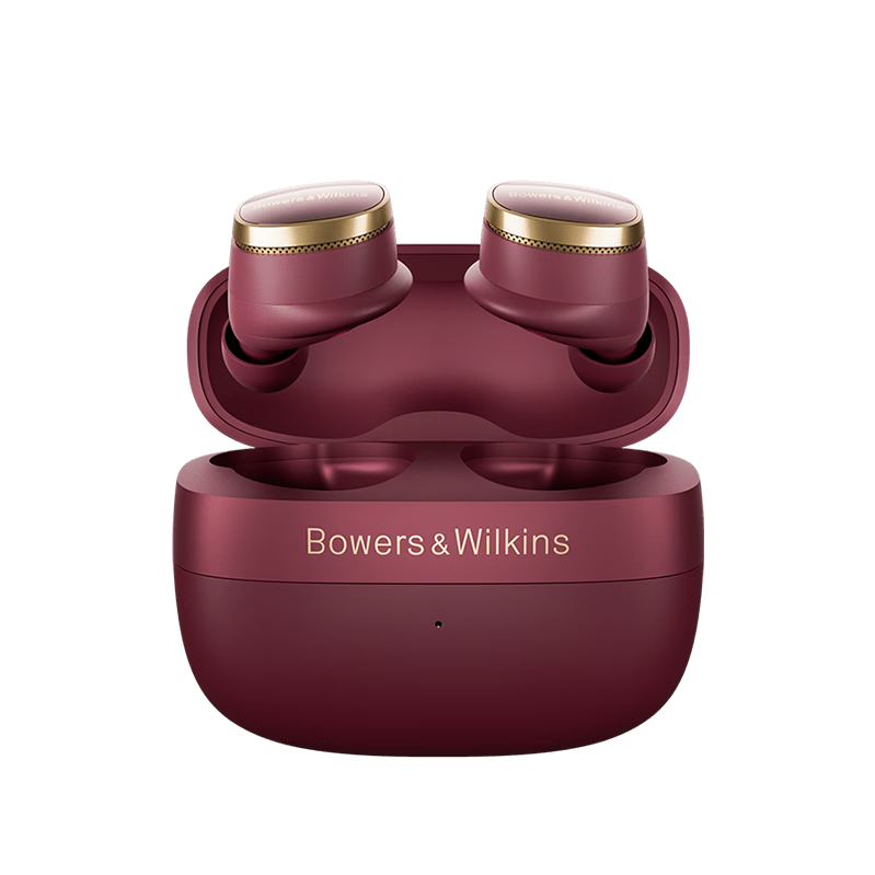Baohuaweijian [Renovation Subsidy] Pi8 True Wireless Bluetooth Earphones, HIFI Active Noise Cancellation, B&W Smart Music Sports In-Ear New Color Scheme, Burgundy Red, Holiday Gift