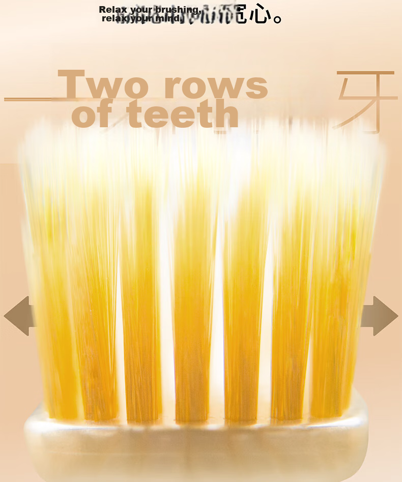 EBISU Four-Stage Bristle Interdental Adult Toothbrush, Cleans Between Teeth, Protects Gums, Freshens Breath, 2 Brushes with Random Colors 11