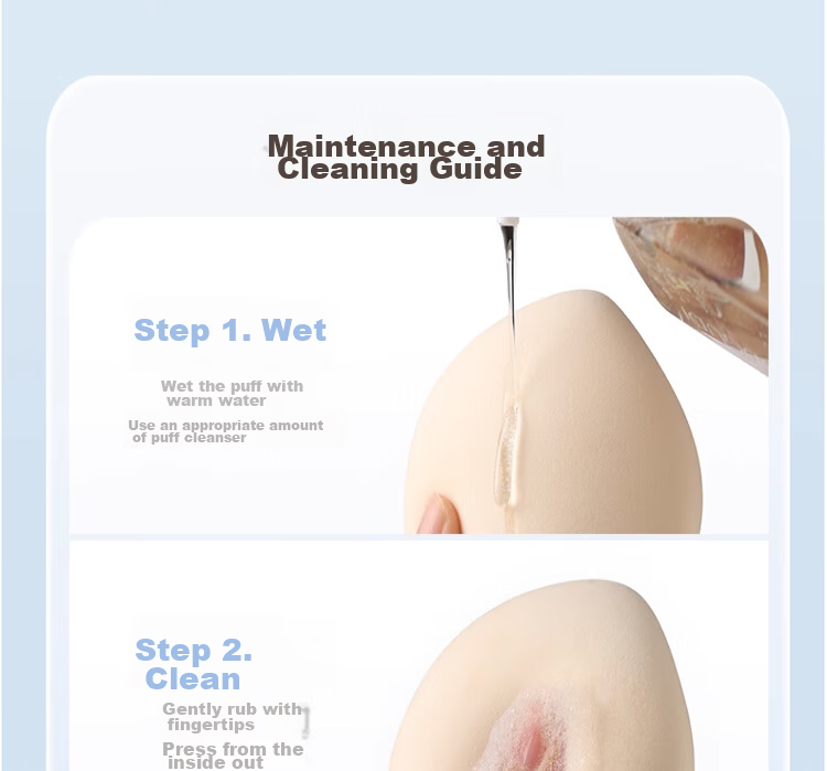 Goodi Big Fatty Cotton Candy Cushion Puff Large Makeup Sponge Dual-Use for Foundation Liquid, Dry and Wet, Non-Powder Absorbing 33