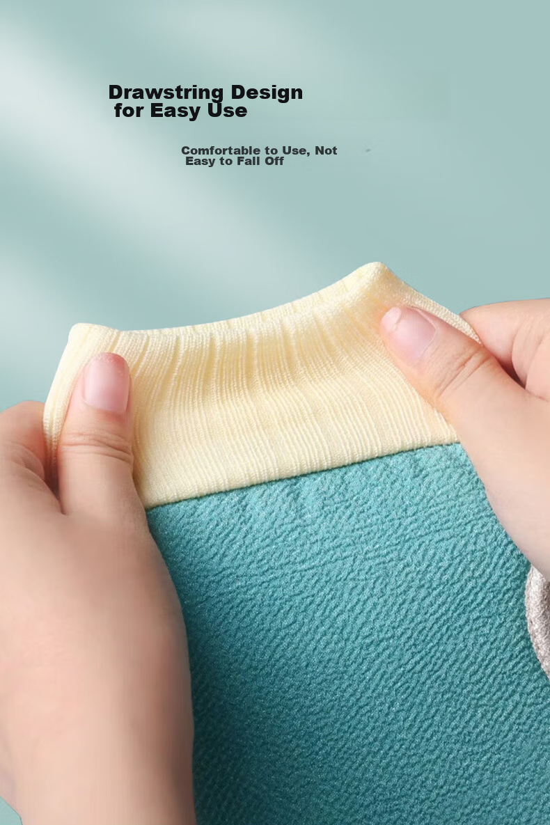 Baoshi Double-Sided Bath Scrubbing Towel Exfoliating Body Scrub Cloth Deep Cleansing Back Scrubber 9