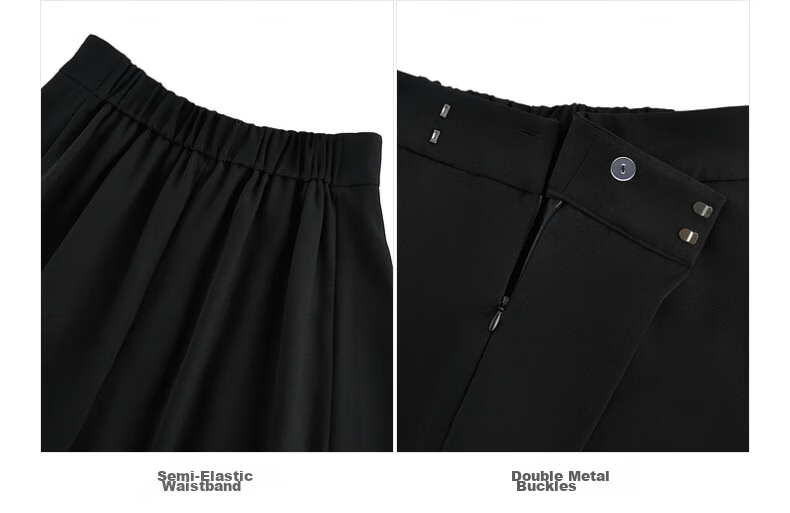 G2000 Women's High-Waist Versatile Casual Skirt-Pants with Multi-Directional Stretch, Spring-Summer Mall Edition 24