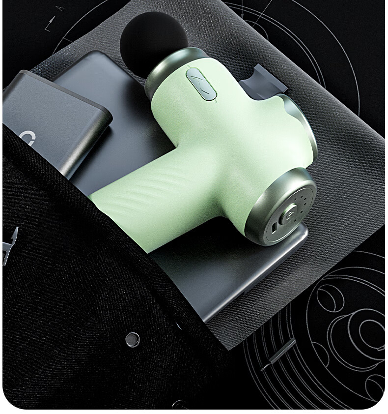 LI-NING Fascia Gun Massager for Shoulder, Neck, Waist, Back, Full Body Muscle Relaxation, Professional Sports Massage Hammer, Gift for Parents, Partner, Holiday and Birthday Gift, Neck Massager Gun 22