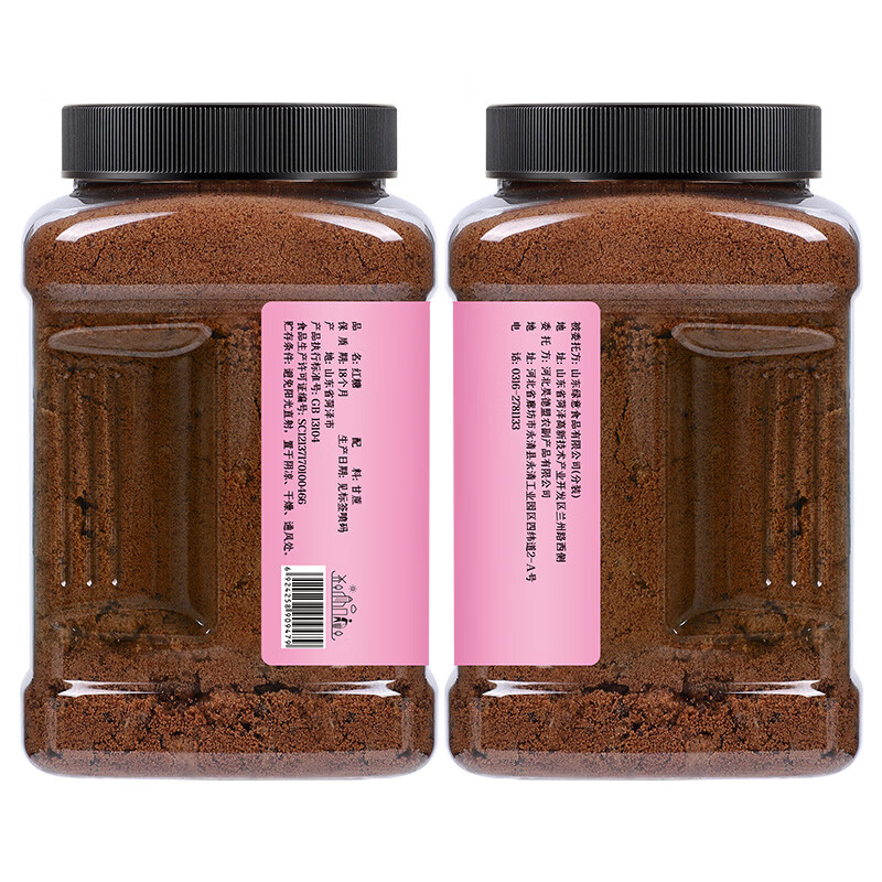 富昌 红糖1000g（2斤） 老红糖黑糖粉红糖水土红糖蔗糖红糖姜茶水烘焙