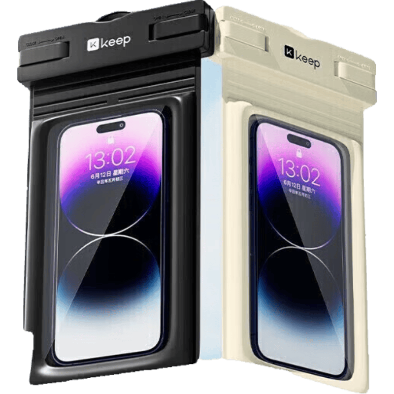 Keep Waterproof Phone Case, Touchscreen Compatible, Swimming And Food Delivery Dedicated, Transparent Sealed Bag, Hot Spring Rope Neck Strap Phone Pouch