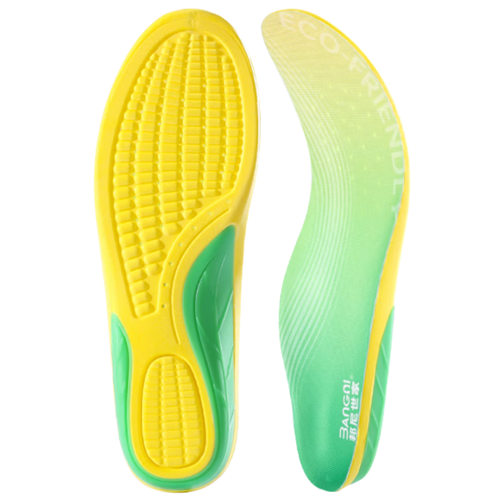 Bonny Family Arch Support Insoles Soft Cushioned Anti-Fatigue Men's Odor-Resistant Durable Breathable High-Elastic Shock Absorption Antibacterial Corn Pads