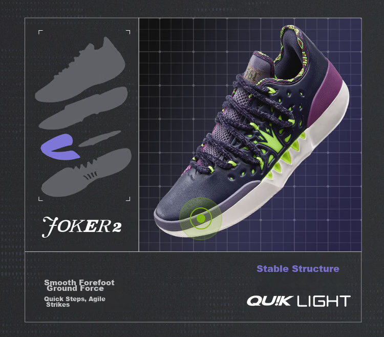 361° Basketball Shoes Joker 2GT Nikola Jokic Second Generation Youth Training Sneakers 672621112-4 11