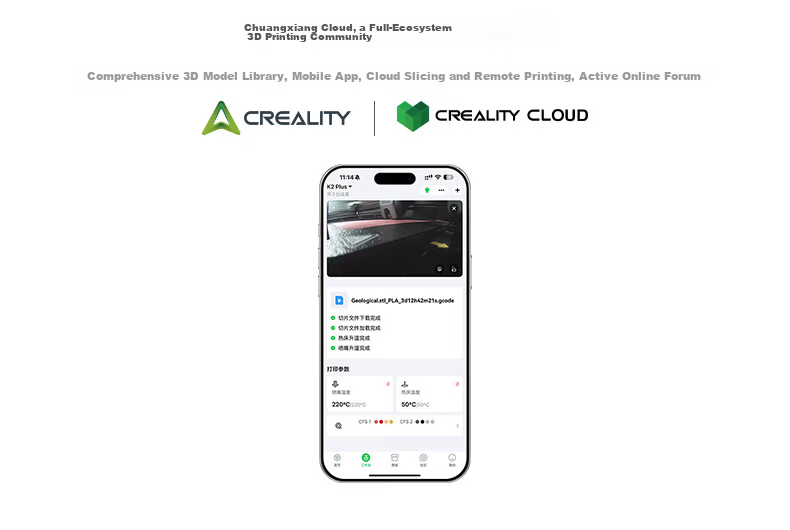 Creality K2 Pro 3D Printer Large Size FDM Desktop High Precision High Speed AI Monitoring Active Chamber Temperature Control 34