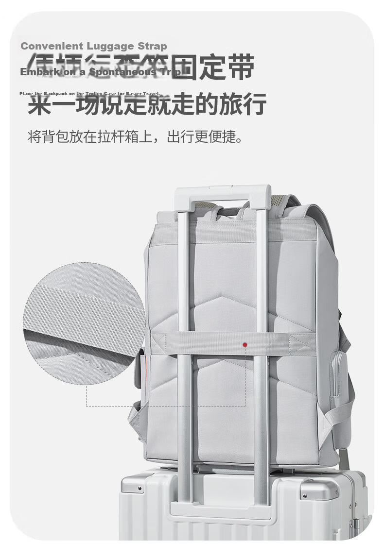 BOSTANTEN Xingqi Backpack Unisex Student School Bag Travel Backpack Camera Drone Inner Bag Large Capacity Laptop Bag 8