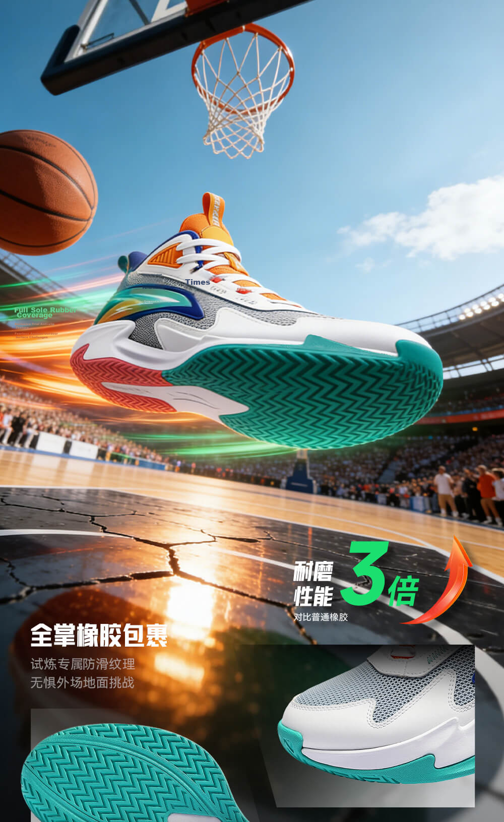 Anta Kids Boys Sports Shoes 2026 Summer Breathable Mesh Trial Basketball Shoes A12621111 15