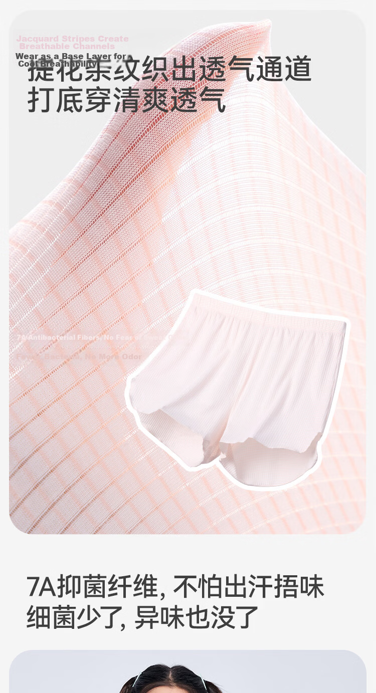 Jiusuiban Girls' Anti-Exposure Safety Shorts Modal Boyshorts for Girls A-Class Soft Breathable Underwear 5