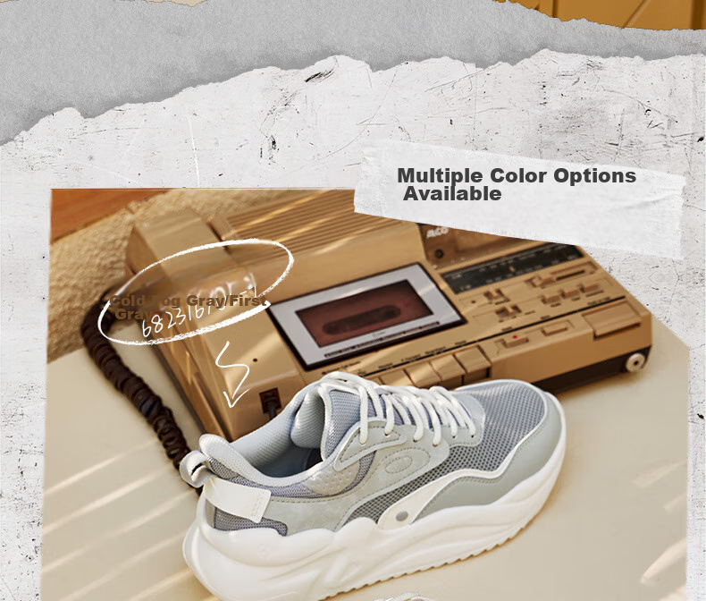 361° Women's Sports Shoes Yunshu 3, Spring And Summer Vintage Thick-Soled Casual Versatile Commuter Dad Shoes, Women's Style 682316706-8 57