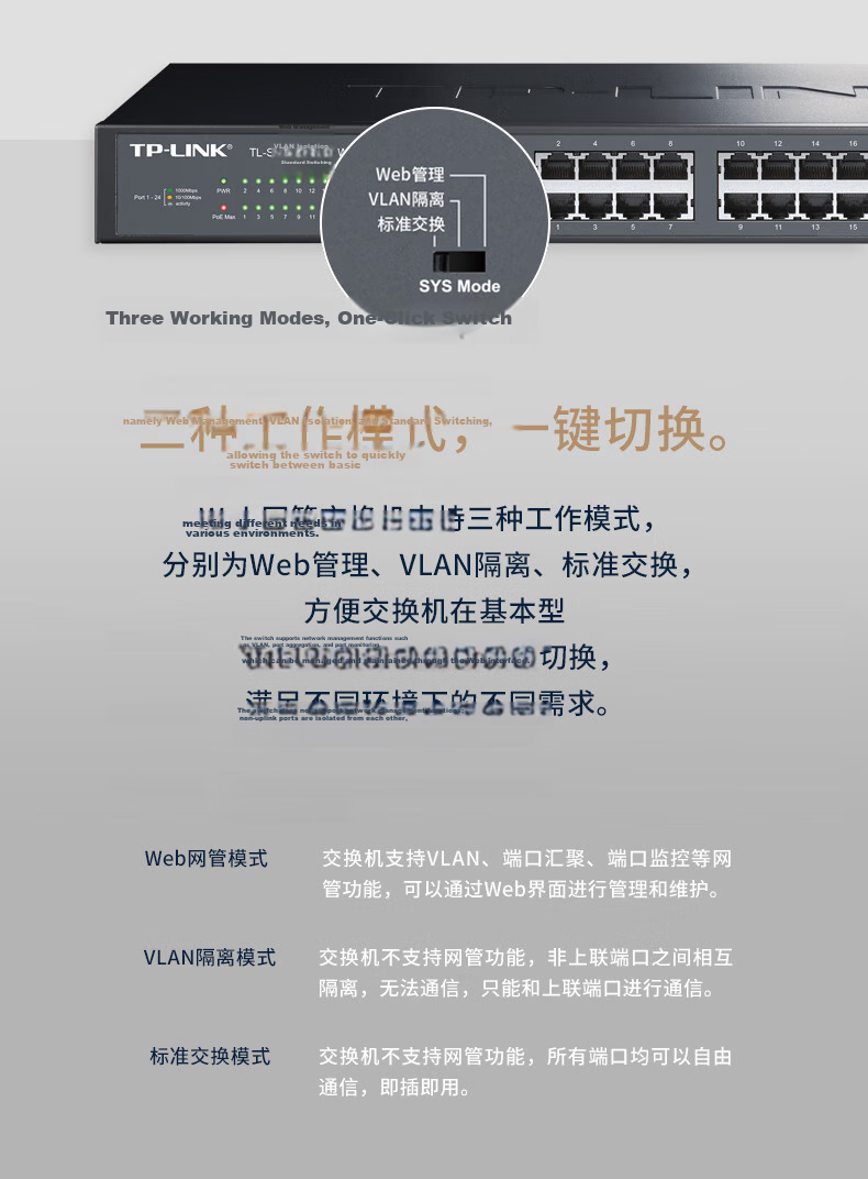 TP-LINK Cloud Managed Full Gigabit 10-Port Cloud Switch (8 Gigabit Ports + 2 Gigabit SFP) Enterprise-Level Splitter POE Power Supply TL-SG2210PEF 7