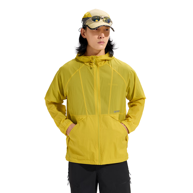 OUTDOOR PRODUCTS Men's Sun Protection Jacket Spring Summer 2026 Lightweight Comfortable Water-Repellent Coat UV Protection UPF50+ OFPF621312