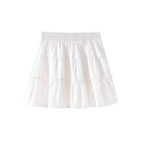 Baleno Women's Cake A-Line Skirt 2026 Summer New Pear-Shaped Slimming High-Waist Flared Fashion Mini Skirt